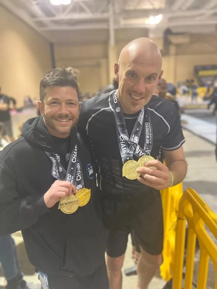 Adult BJJ students from Chango BJJ after competition in Summerville SC