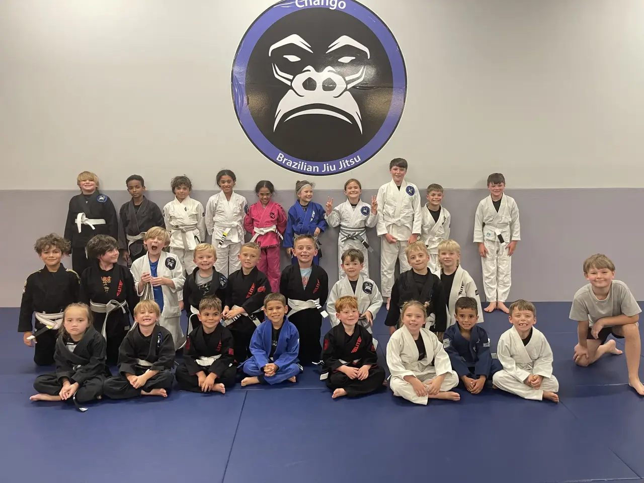 Kids BJJ class at Chango BJJ in Summerville SC